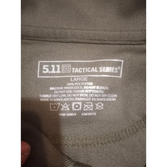 NWT 5.11 Tactical Performance Short Sleeve Polo Shirt Womens Large L Green NEW - Picture 9 of 11